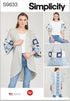 Simplicity SS9633AMisses' Crochet Top, Jacket and Bag Sewing Pattern Kit, Code S9633, Sizes XS-S-M-L-XL, Multicolor...