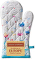 Maison d' Hermine Oven Gloves 100% Cotton Oven Mitt 7" x 13" with Loop Heat Resistant, BBQ, Cooking Gloves, Baking, Grilling, Kitchen, Handling Ho...