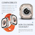 2Pack Goton Waterproof Case for Apple Watch Ultra 2 / Ultra Screen Protector 49mm, 360 Protective Glass Face Cover + Back Bumper for iWatch Ultra2...