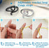 FOUSNOW 5 Pcs Crochet Ring, Adjustable Knitting Tension Rings, Finger Loop, Cat Yarn Guide Knitting Thimble, Faster Knitting Crochet Accessories f...