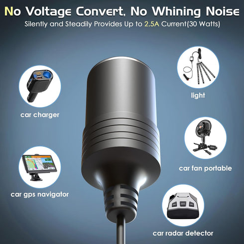 USB to 12 Volt Adapter: 30W QC3.0 USB to Cigarette Lighter Adapter 30W PD3.0 USB C to Cigarette Lighter Adapter USB to Car Lighter Adapter USB to ...