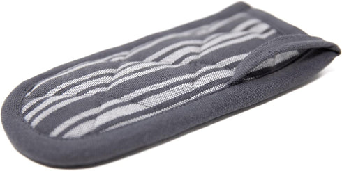 Pan Handle Cover for Cast Iron Skillet, Hot Pot Handle Holder, Heat Resistant Sleeve, 3 in x 6 in, 2 Pack, Gray Oeko-Tex Cotton...