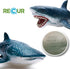 Gemini&Genius Sea Animal Great White Shark and Whale Shark Action Figure Set Soft Rubber Ocean Sea Animal Marine Animal Model Toys for Kids Swimmi...