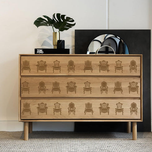 FINGERINSPIRE Armchair Painting Stencil 11.8x11.8 inch 4 Styles Reusable Chair Drawing Template Reusable PET Hollow Out Painting Stencil for DIY A...