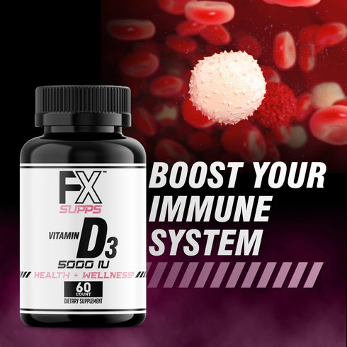 Vitamin D3 5000 IU (1 Pack, 60 Easy to Swallow Softgels) | Health and Wellness Dietary Supplement for Men & Women | Cholecalciferol, Best for Bone...