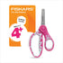 Fiskars 5" SoftGrip Blunt-Tip Scissors for Kids Ages 4-7 - Scissors for School or Crafting - Back to School Supplies - Pink/Turquoise Floral...