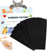 8 Pack Carbon Filters Compatible with Automatic Litter Box Robot 3, OEM Thick Replacement Filter to Absorb Odors Control Damp from Cat Keep Home F...