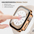 for Apple Watch Case 45mm,Hard Case with Tempered Glass Screen Protector,Watch Cover for Apple Watch Series 9 8 7 Screen Protector,Ultra-Thin Dura...