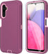 ONOLA Phone Case Compatible with Samsung Galaxy A14 5G with HD Screen Protector (2 Pack), Durable Shockproof 3-Layer Cover (WineRed Pink)...