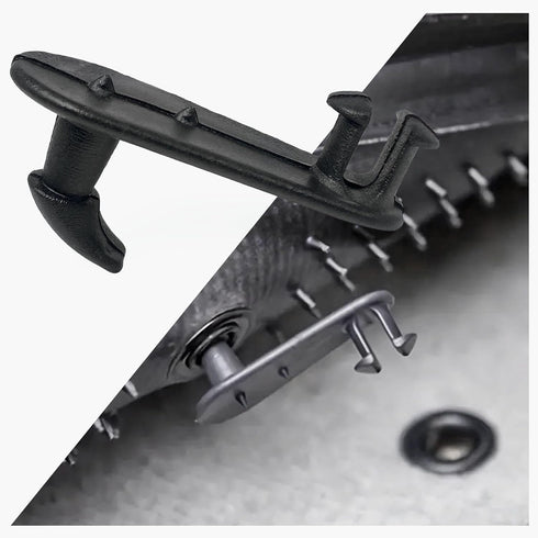 Click&Fit Front Car Floor Mat Clips 4-pack for 2000-2015 Toyota Lexus Scion – Black floor mat hooks replases 0821000820, Multi-use car carpet mat ...