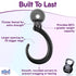 Stroller Hooks 2 Pack Organizer Clip Travel Purse Shopping Diaper Bags...