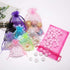 Akstore 100Pcs 2.8"x3.6"(7x9cm) Sheer Drawstring Organza Jewelry Pouches Wedding Party Christmas Favor Gift Bags (Black)...