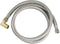 Highcraft Dishwasher Water Supply Line, Hose Connector Has 3/8 Inch 90 Degree Brass Elbow Fitting, Braided Stainless Steel 7 Ft