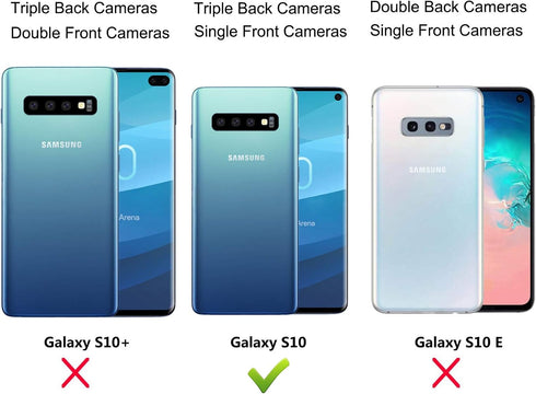 Tekcoo for Galaxy S10 Case, Samsung S10 Wallet Case / S10 PU Leather Case, Luxury Cash Credit Card Slots Holder Carrying Folio Flip Cover [Detacha...