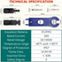 MC-4 Connector Photovoltaic Connectors 5 Pairs (Male/Female) of Solar Connectors, Plus a Complimentary Pair of Wrenches Durable Photovoltaic Cable...