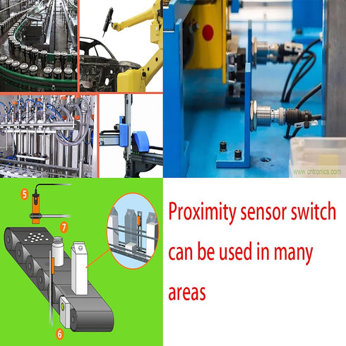 5 Pcs PS-05N INDUCTIVE Fotek Proximity Sensor switch 5mm NPN out DC10-30V Normal Open NO US STOCK New...