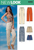 New Look 6055 Misses' Pants and Shorts Sewing Pattern, Size A (6-8-10-12-14-16)...