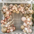 Blush Ivory Balloons Garland Double Stuffed Nude Brown Cream Balloon Pastel Beige Peach Rose Gold Boho Balloons Arch kit for Bridal Engagement Bab...