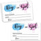 Yuansail Gender Reveal Game - Girl or Boy Cast Your Vote Cards - Baby Shower Gender Voting Card - Pack of 50?baby02?...