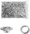 500pcs Grommets 1/4 Inch (6mm) Washers and Grommets Kit for Grommet Tool, Banner & Posters Metal Grommets Eyelets for Fabric Clothes Leather Belt ...
