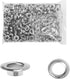 500pcs Grommets 1/4 Inch (6mm) Washers and Grommets Kit for Grommet Tool, Banner & Posters Metal Grommets Eyelets for Fabric Clothes Leather Belt ...