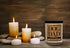 Dog Dad, Kraft Label Scented Soy Candle, Orange, Mango, Goji Berry, 10 Oz. Glass Jar Candle, Made in The USA, Decorative Candles, Funny and Sassy ...