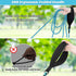 NTR Long Leash, 15FT Nylon Dog Rope with Upgrade 2 Swivel Hooks & Ergonomic Padded Handle, Detachable Reflective Bungee Blue Leash for Small Mediu...