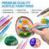 Acrylic Paint Marker Pens, 36 Colors Premium Waterproof Permanent Paint Art Marker Pen Set for Halloween Painting Pumpkins, Christmas Gifts, Rock ...