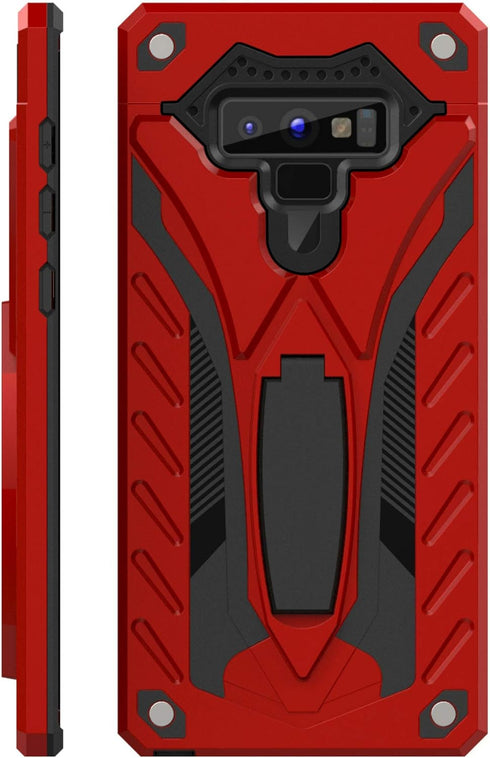 Kitoo Designed for Samsung Galaxy Note 9 Case with Kickstand, Military Grade Protection- Red...