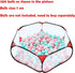 Portable Cute Hexagon Playpen Children Ball Pit, Indoor and Outdoor Easy Folding Ball Play Pool Kids Toy Play Tent with Carry Tote (Black and Red)...