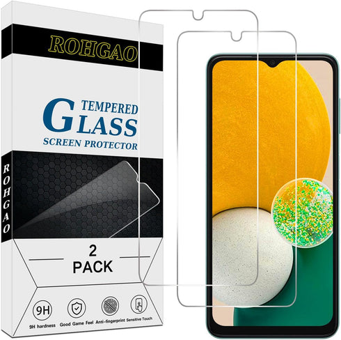 (2 Pack Screen Protector for Samsung Galaxy A13 5G, Galaxy A13 Tempered Glass, Case Friendly, Bubble Free, Anti Scratch, Easy Installlation......