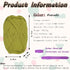 1PCS 100g Beginners Avocado Yarn for Crocheting and Knitting,Cotton Filling Yarn 60 Yards Cotton Nylon Blend Yarn with Stitches for Hand DIY Bag B...