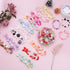 Lemonkey 150pcs Cute Assorted Beads Acrylic Mix Random Style Flower Butterfly Candy Star Kawaii Beads for Jewelry Making Bracelet Necklaces(Red Ro...