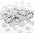 MOWO Glitter Star Confetti Wedding Party Decor and Table Decor 1.2’’ in Diameter (silver glitter,200pc)...