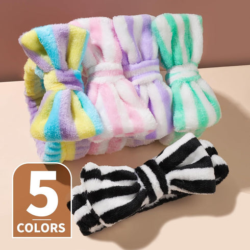 Teenitor Makeup Headband, Spa Headband For Girls, Bow Headbands, Fluffy Headbands for Washing Face, Make Up Headbands For Skincare...