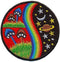 Artistic Mushroom Embroidered Iron on Patch Star Planet Moon Retro Hippie Boho...
