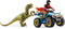 Schleich Dinosaurs, Dinosaur Toy Set for Boys and Girls, Quad Escape from Velociraptor Set with ATV Truck, Ages 4+...