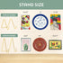 Brass Gold Plate Holders 4.5-inch for Display Plate Stands Small Mini Easel Stand Picture Stands Wirestand...