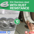1/2" Stainless Steel Flat Washers - 1" Outside Diameter, 304?18-8?Stainless Steel Washers Metal Washers for Screws Bolts, Pack of 50...