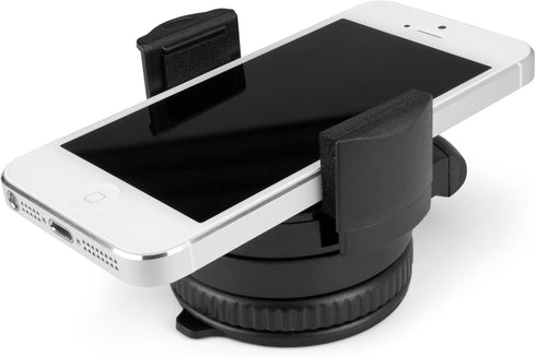 BoxWave TinyMount - Universal Windshield Dashboard Car Mount, Fully Adjustable, 360 Degree Rotatable Windshield Car Mount Holder for Smartphones -...