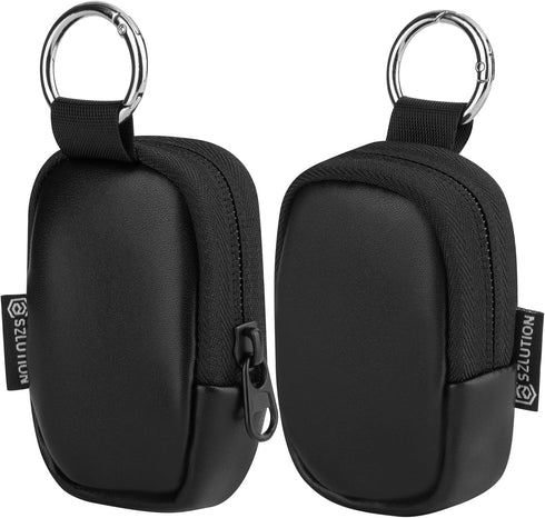 Travel Case Compatible with Anker 621 Nano Power Bank 5,000mAh Portable Charger, Small Leather Storage Case for iWALK Mini Portable Charger Ultra-...