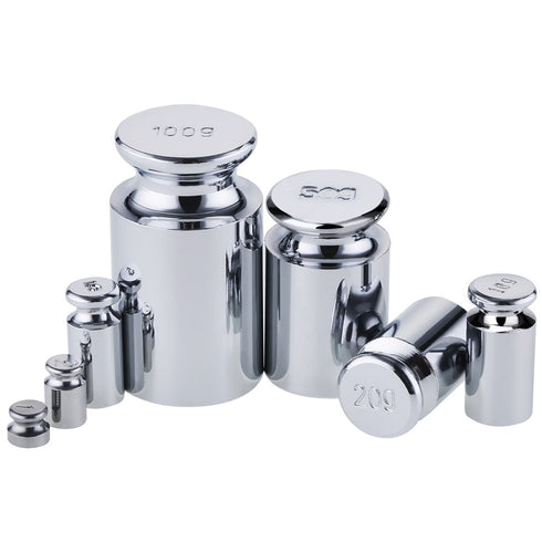 Gram Calibration Weight 1g 2g 5g 10g 20g 50g 100g Scale Calibration Weight Set for Digital Scale Balance and 1 Piece Calibration Weight Tweezer...
