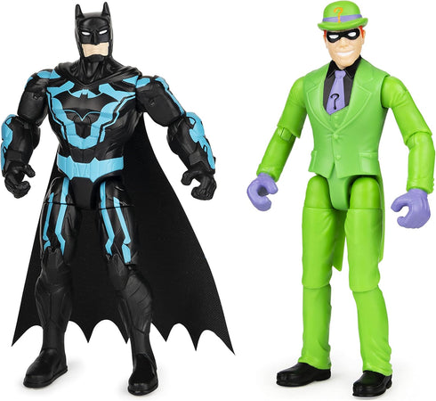 DC Comics Batman 4-inch Batman and The Riddler Action Figures with 6 Mystery Accessories, Kids Toys for Boys Aged 3 and up...