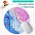 ITNRSIIET [20% Larger Mouse Pad with Stitched Edge, Premium-Textured Mouse Mat Waterproof Non-Slip Rubber Base Round Mousepad for Office Gaming PC...