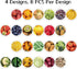 Vegetables and Fruits Themed Bulletin Board Borders Straight Border Trim for Classroom Decoration Bulletin Board Whiteboard...