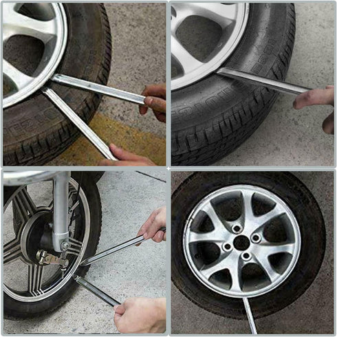 12-Inch Tire Iron, Heavy Duty Tire Spoons Lever Bar, Professional Tire Changing Tool for Installing and Removing and Repairing Wheel Tires of Cars...