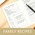Hardcover Blank Recipe Book - Perfect Blank Recipe book to Write in Your Own Recipes, Simplified Blank Cookbook to Organize Your Recipes...