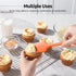 U-Taste Heat Resistant Silicone Spatula - 480ºF Hot-Proof Food Grade Kitchen Baking Bowl Scraper, Flexible and Sturdy Rubber Cooking Utensil for M...
