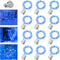 12 Pack Valentine's Day Fairy Lights Battery Operated, 3 Speed Modes, Extra 12 Batteries for Replacement, 7Ft 20 LED Mini String Light, Waterproof...