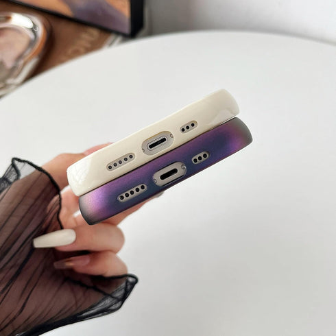 Caseative for iPhone 12 Case,Water Ripple Pattern Curly Wave Frame Soft Compatible with iPhone Case (White,iPhone 12)...